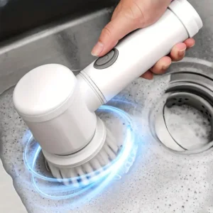 Electric Spin Scrubber | Kitchen Power Brush with 5 Heads