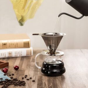 Double Layer Stainless Steel Coffee  Strainer