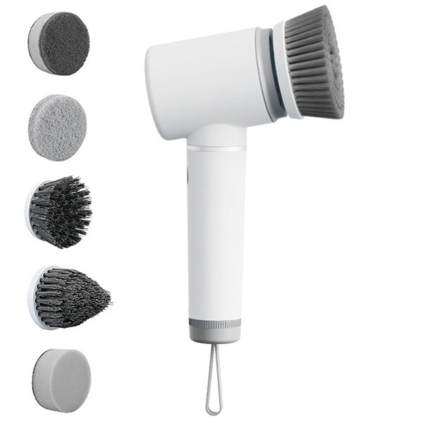Electric Spin Scrubber | Kitchen Power Brush with 5 Heads - Image 2