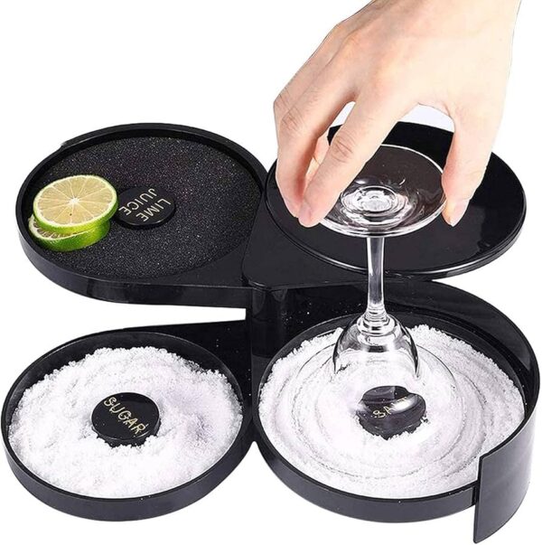 Plastic 3-Tier Margarita Salt Rimmer Foldable - Image 4