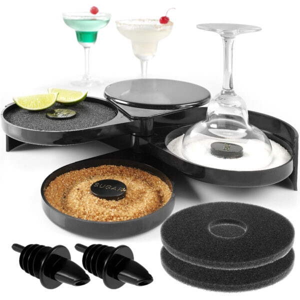Plastic 3-Tier Margarita Salt Rimmer Foldable - Image 2
